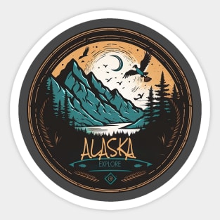 Explore Alaska Sticker